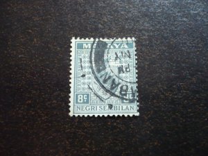Stamps - Negri Sembilan - Scott# 26 - Used Part Set of 1 Stamp