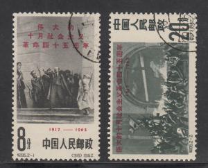 China (PRC) Scott #635-636 Used