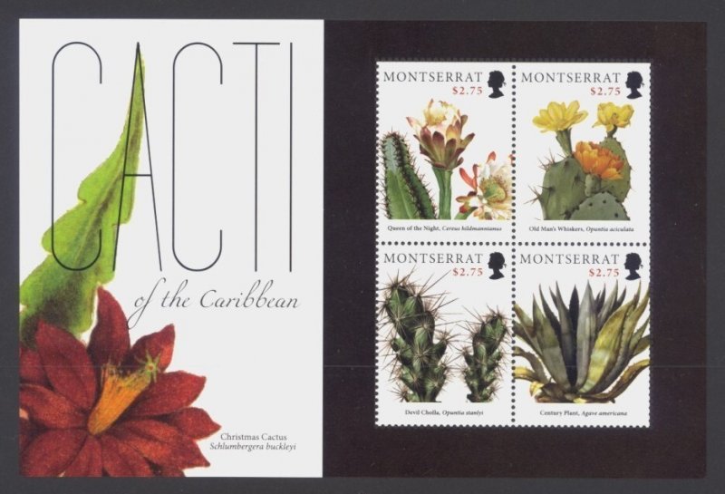 Montserrat Sc# 1287 MNH Cacti of the Caribbean (M/S)