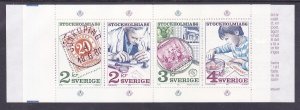 Sweden 1588a MNH STOCKHOLMA 86 Stamp Collecting Complete Booklet 