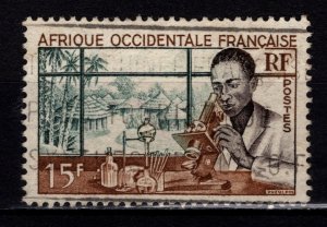 French West Africa 1951-58 Medical Research, 15f [Used]