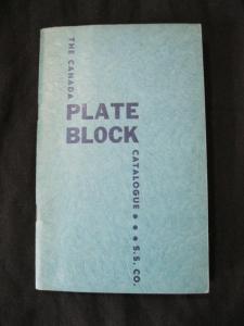 THE CANADA PLATE BLOCK CATALOGUE 1953 + OCT 1958 LIST by MAJ K HAMILTON WHITE