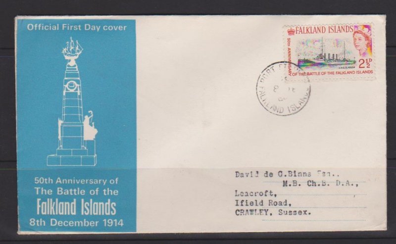 Falkland Islands Sc#150 First Day Cover