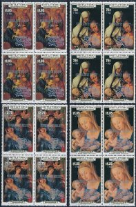 AITUTAKI 1987 Paintings by Durer. HURRICANE RELIEF+50c (4v Cpt, B/4) MNH CV$110