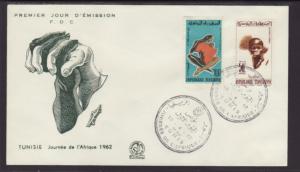 Tunisia 407-408 Africa U/A FDC