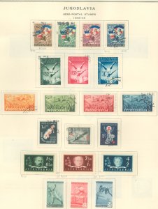 Yugoslavia #B138-B157 Used Single (Complete Set)