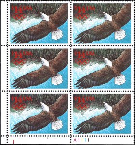 2542 Mint,OG,NH... Plate Block of 6... SCV $150.00