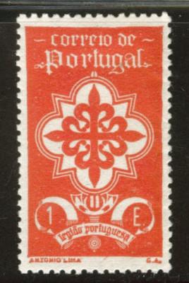 Portugal Scott 585 MH* 1e Legion stamp 1940 CV $57.50