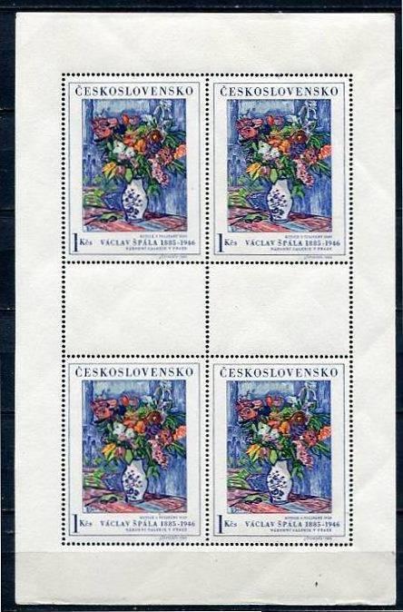 Czechoslovakia 1966 5 Mini  Sheets Sc 1435-9 Mi 1668-2 MNH Klienbogen Art CV ...