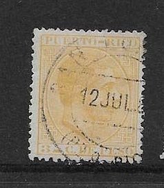 PUERTO RICO STAMP, VFU #APRIL C8