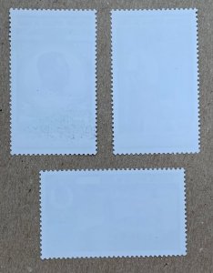 Congo PR 1987 Prophet Kimbangu, MNH. Scott 798-800, CV $4.55