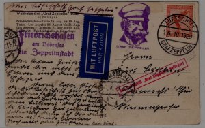 Germany Zeppelin card 16.10.29