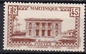 1940 Martinique Scott 147 Government Palace mh