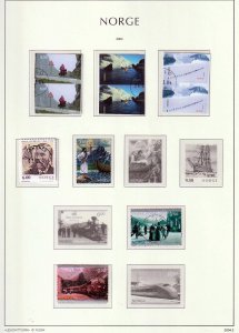NORWAY 2003/4 Used+Sheets on Pages  (Aprx 50+Items)GOY 93 