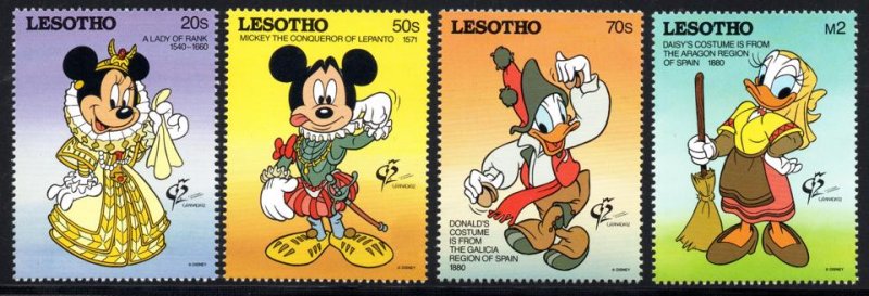 Lesotho - 1992 Granada 92 Set & MS MNH** SG 1089-1093