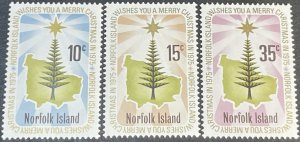 NORFOLK ISLAND # 187-189-MINT NEVER/HINGED--COMPLETE SET--1975