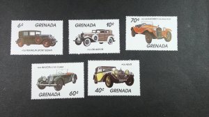 Grenada 1983 Classic Automobiles Scott# 1159-1168 Complete set of 10 MNH XF