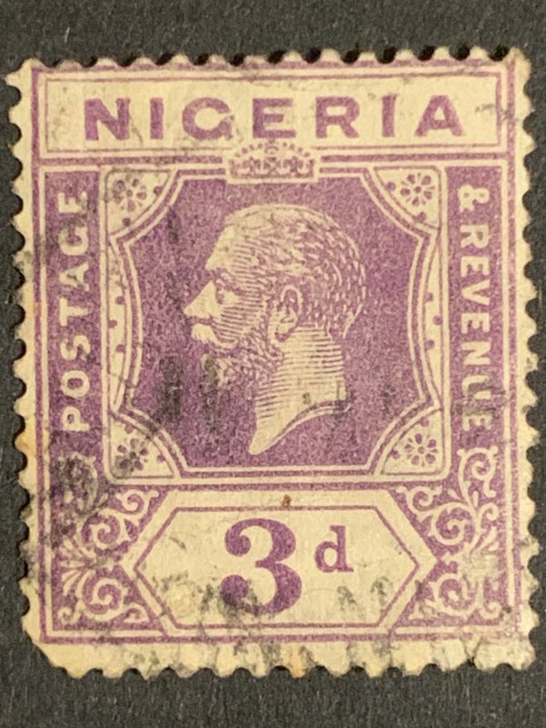 Nigeria 3d stamp  ,  black cancelled postage used, refno:5014