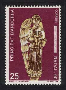 Andorra Sp. Angel La Massana Church Christmas 1990 MNH SG#219