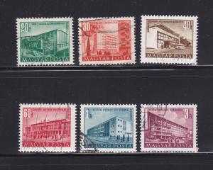 Hungary 962-967 Set U Buildings (E)