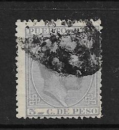 PUERTO RICO 67  USED KING ALFONSO ISSUE