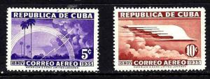 Cuba Scott #C-22-3  Airmail, Mint Lightly Hinged