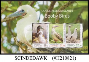 COCOS KEELING ISLANDS / AUSTRALIA - 2020 BOOBY BIRDS - MIN/SHT MINT NH