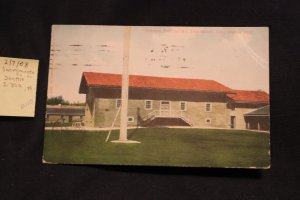 Scott US 300 on postcard  Sacramento to Seattle shows Fort Sutter (#D105)