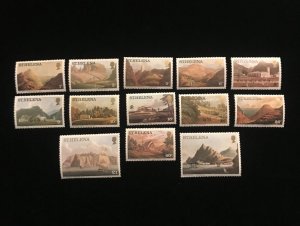 St. Helena Scott 298 to 310, Complete set of 13,  MNH