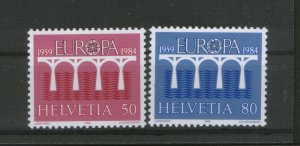 SWITZERLAND-MH* SET-EUROPA CEPT-1984.