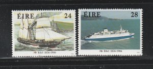 Ireland 665-666 Set MNH Ships