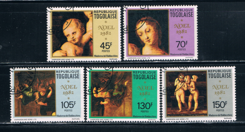 Togo 1144-48 Used set Christmas 1982 (T0036)