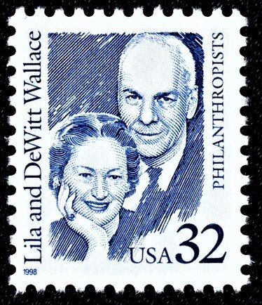 US 2936 MNH VF/XF 32 Cent Lila and DeWitt Wallace Philanthropist