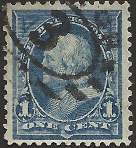 # 264 Blue Used Ben Franklin