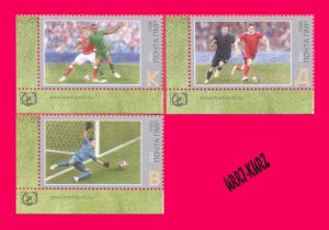 TRANSNISTRIA 2022 Sport Football Soccer FIFA World Cup Championship Qatar 3v MNH