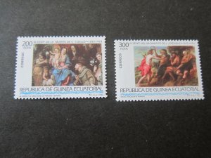 Equatorial Guinea 1993 Sc 176-7 Christmas Religion set MNH