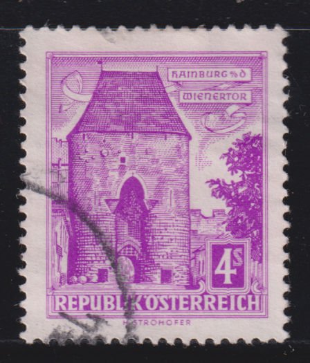 Austria 627 Vienna Gate, Hainburg 1960