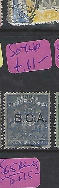 BRITISH CENTRAL AFRICA (P2810B) COAT OF ARMS BCA 6D  SG 4   VFU