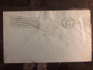 1929 Arica Chile First Flight cover FFC to Balboa Canal Zone