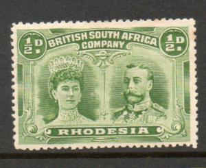 Rhodesia #101 perf 14 Unused Hinged E817
