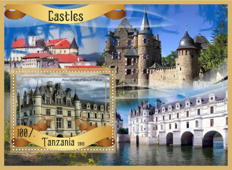 Stamps. Architecture Castles 2016 year 8 sheets perforated MNH**