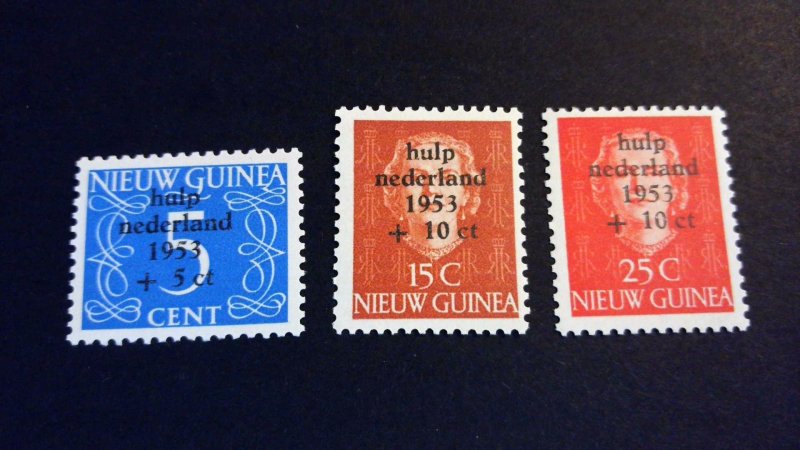 Netherlands New Guinea Sc# B1-B3 Complete Set MH