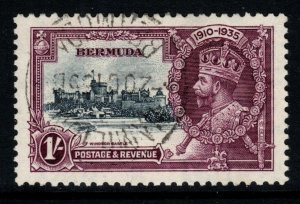 BERMUDA SG97 1935 SILVER JUBILEE 1/= FINE USED