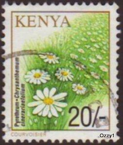 Kenya 2001 Sc#756 SG#775 20 Shillings White Daisies VFU