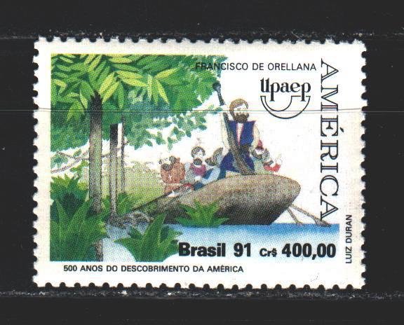 Brazil. 1991. 2434 from the series. 500 years of the discovery of America. MNH. 