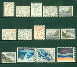 FAROE ISLANDS 7-20 MH/MNH CV $13.00 BIN $6.00