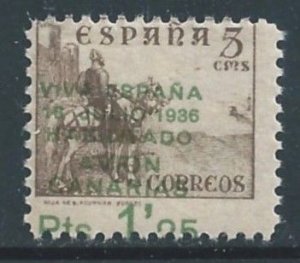 Spain #9LC10 NH 5c El Cid Issue Surcharged
