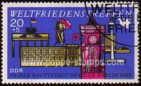 German Democratic Republic #1117 Used - 1969 20pf.+5pf.  -