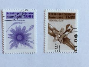 Togo – 1999 – Pair of Stamps – SC#’s 1862 & 1863 – Used