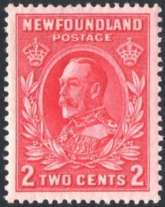 Newfoundland SC#185 2¢ King George V (1932) MNH